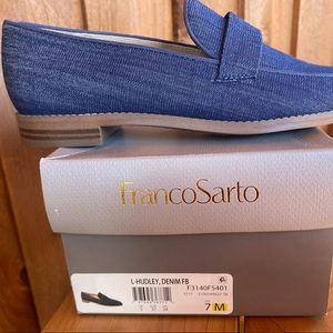 Franco Sarto denim flats